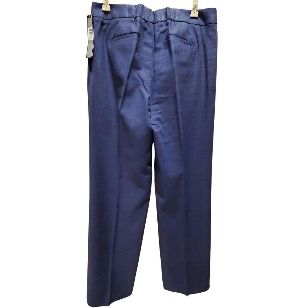 NWT Tahari Arthur S. Levine Womens Navy Pants Size 2 - Picture 3 of 16
